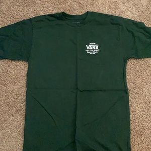 Dark green vans short sleeve